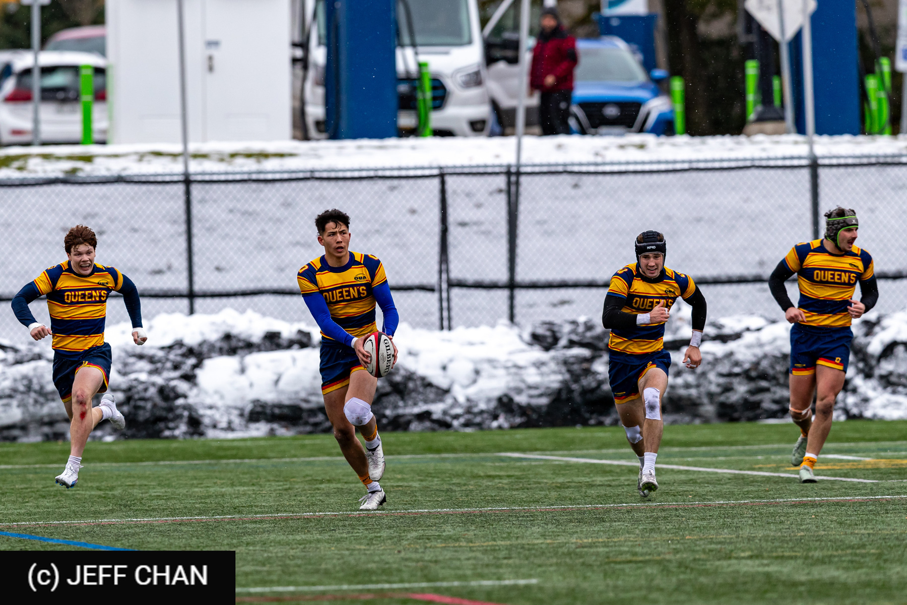 Marcus D'ACRE - Trekker JAMES -  Queen's University - Dalhousie University - Rugby - CANUMENS 2025 - Queen's University vs Dalhousie University - Game#5 by Jeff Chan (#CANUMENS2575) Photo by: Jeff Chan | Siuxy Sports 2025-11-14
