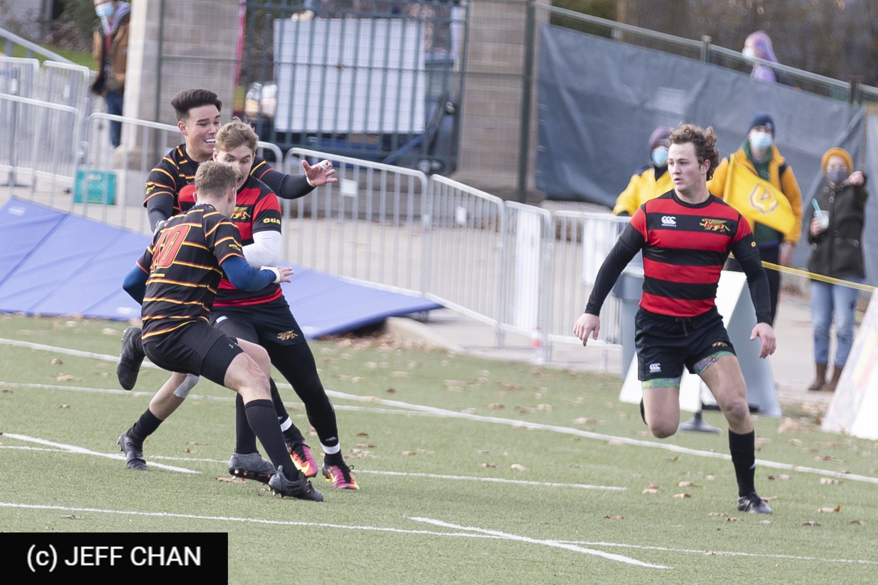 Daniel LUCIANI - Josh WINDLEY -  University of Guelph - University of Calgary - Rugby - CANUMENS 2021 - U Guelph vs U Calgary - by Jeff Chan (#CANUMENS2103) Photo by: Jeff Chan | Siuxy Sports 2021-11-24