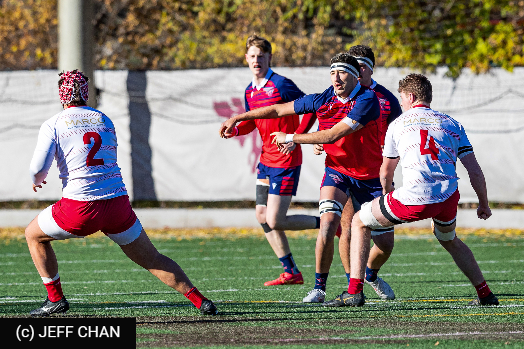 Xabi CHRIT -  ÉTS (École de technologie supérieure) - Memorial University of Newfoundland - Rugby - CANUMENS 2024 - Qtr final - ETS vs Memorial UN by Jeff Chan (#CANUMENS2402) Photo by: Jeff Chan | Siuxy Sports 2024-11-13