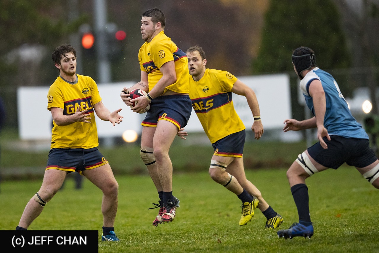 Brendan BLAIKIE - Nicholas DE LALLO -  Queen's University - University of Victoria - Rugby - CANUMENS 2018 - Queen's U vs U Victoria by Jeff Chan (#CANUMENS1804) Photo by: Jeff Chan | Siuxy Sports 2018-11-22