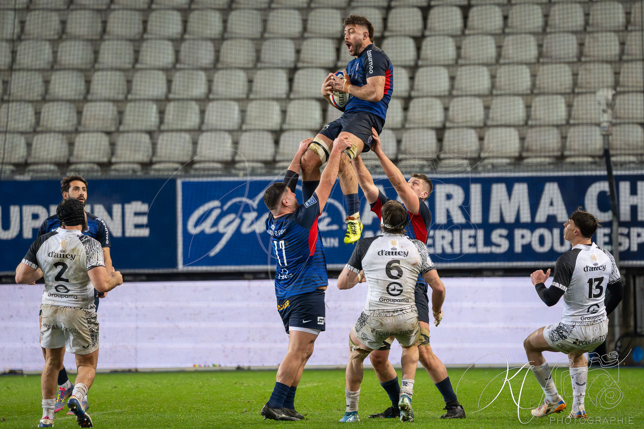 FC Grenoble Rugby - RC Vannes - Rugby - FFR 2026 - Pro D2 - FC Grenoble vs RC Vannes (#FFR26PD2GRVA1) Photo by: Karine Valentin | Siuxy Sports 2026-01-24