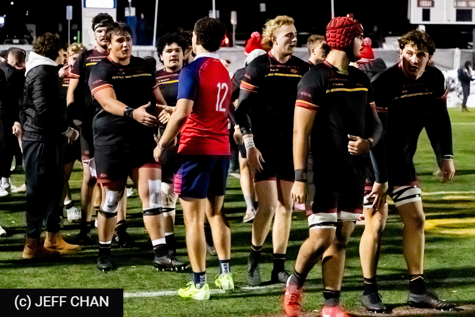 Dan SVOBODA - Charles TROLLIP -  ÉTS (École de technologie supérieure) - University of Guelph - Rugby - CANUMENS 2025 - École de Technologie Supérieure vs University of Guelph - Game#12 Final by Jeff Chan (#CANUMENS2582) Photo by: Jeff Chan | Siuxy Sports 2025-11-16