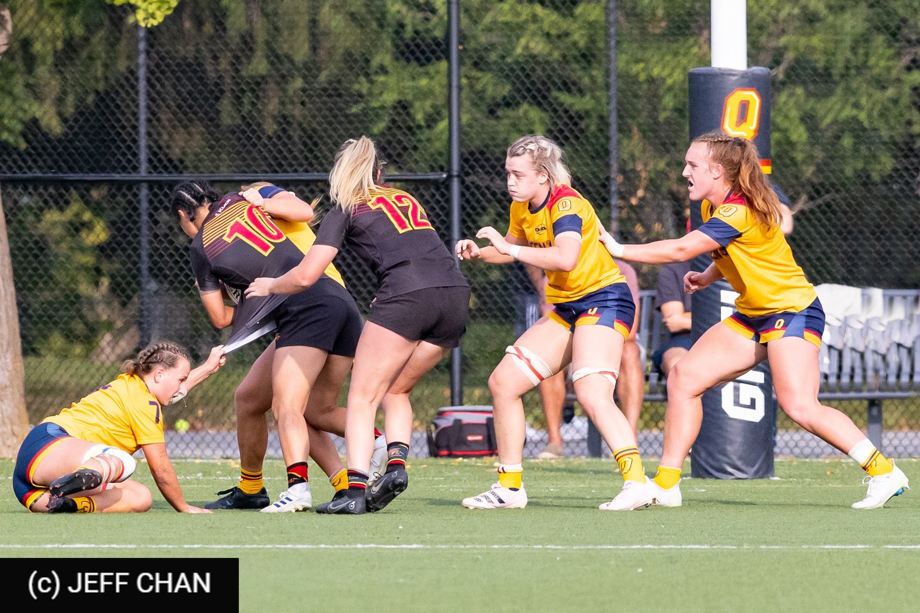  Queen's University - University of Guelph - Rugby - OUA 2023 Queen's (W) vs Guelph (#OUW23QWGU09) Photo by: Jeff Chan | Siuxy Sports 2023-09-23