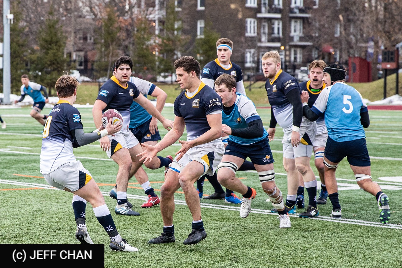 Nick FROST - Conor O'FLAHERTY -  University of British Columbia - University of Victoria - Rugby - CANUMENS 2019 - U British Columbia vs U Victoria - Gold Game by Jeff Chan (#CANUMENS1908) Photo by: Jeff Chan | Siuxy Sports 2019-11-24