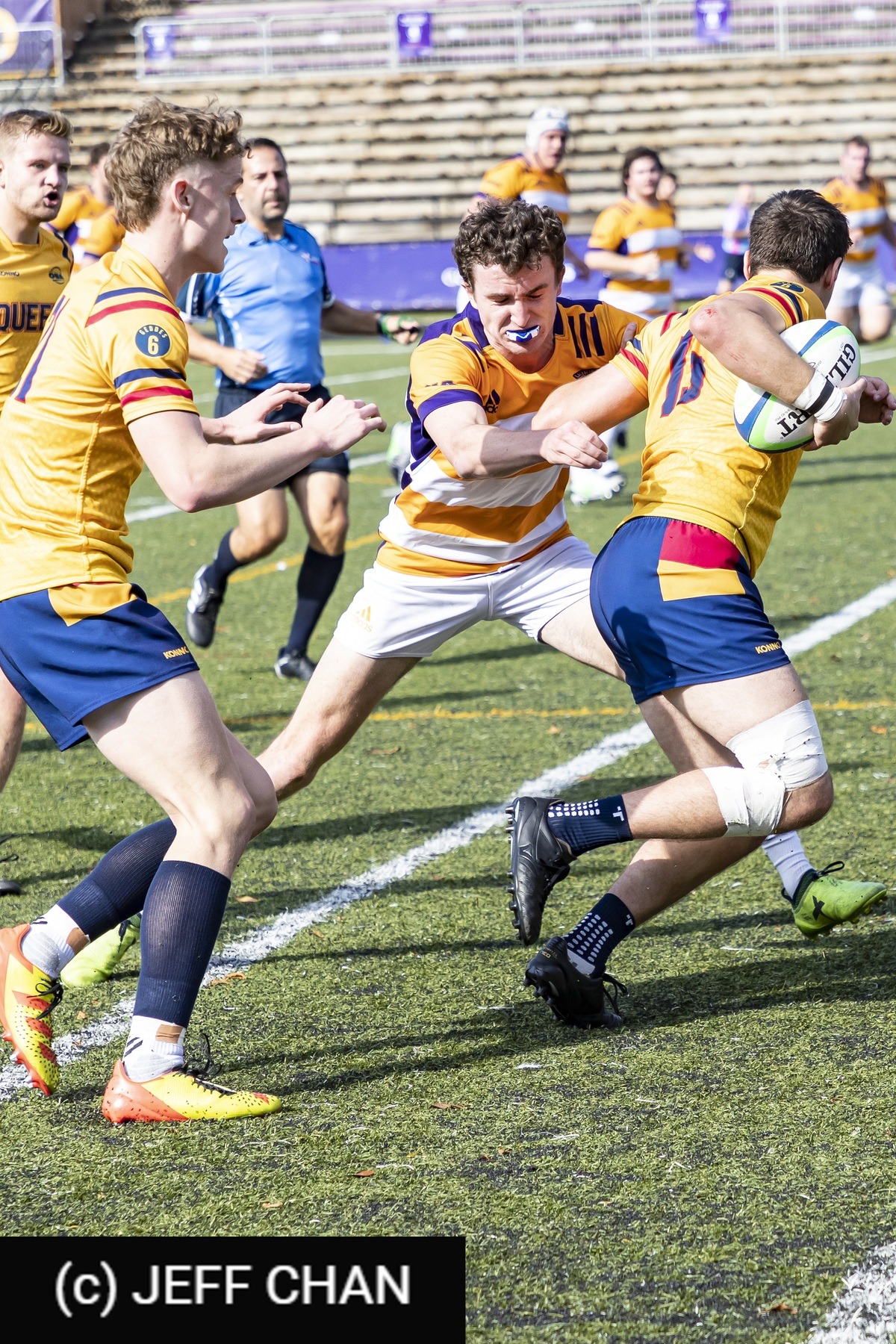  Queen's University - Wilfrid Laurier University - Rugby - OUA 2022 Queen's vs Laurier (#OUA22QULA10) Photo by: Jeff Chan | Siuxy Sports 2022-10-23