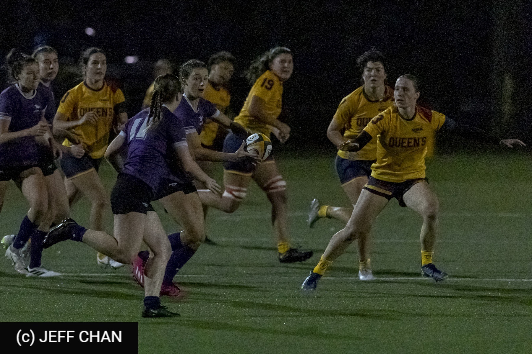  Queen's University - University of Western Ontario - Rugby - OUA 2023 Queen's (W) vs Western Semi (#OUW23QWWE10) Photo by: Jeff Chan | Siuxy Sports 2023-10-20