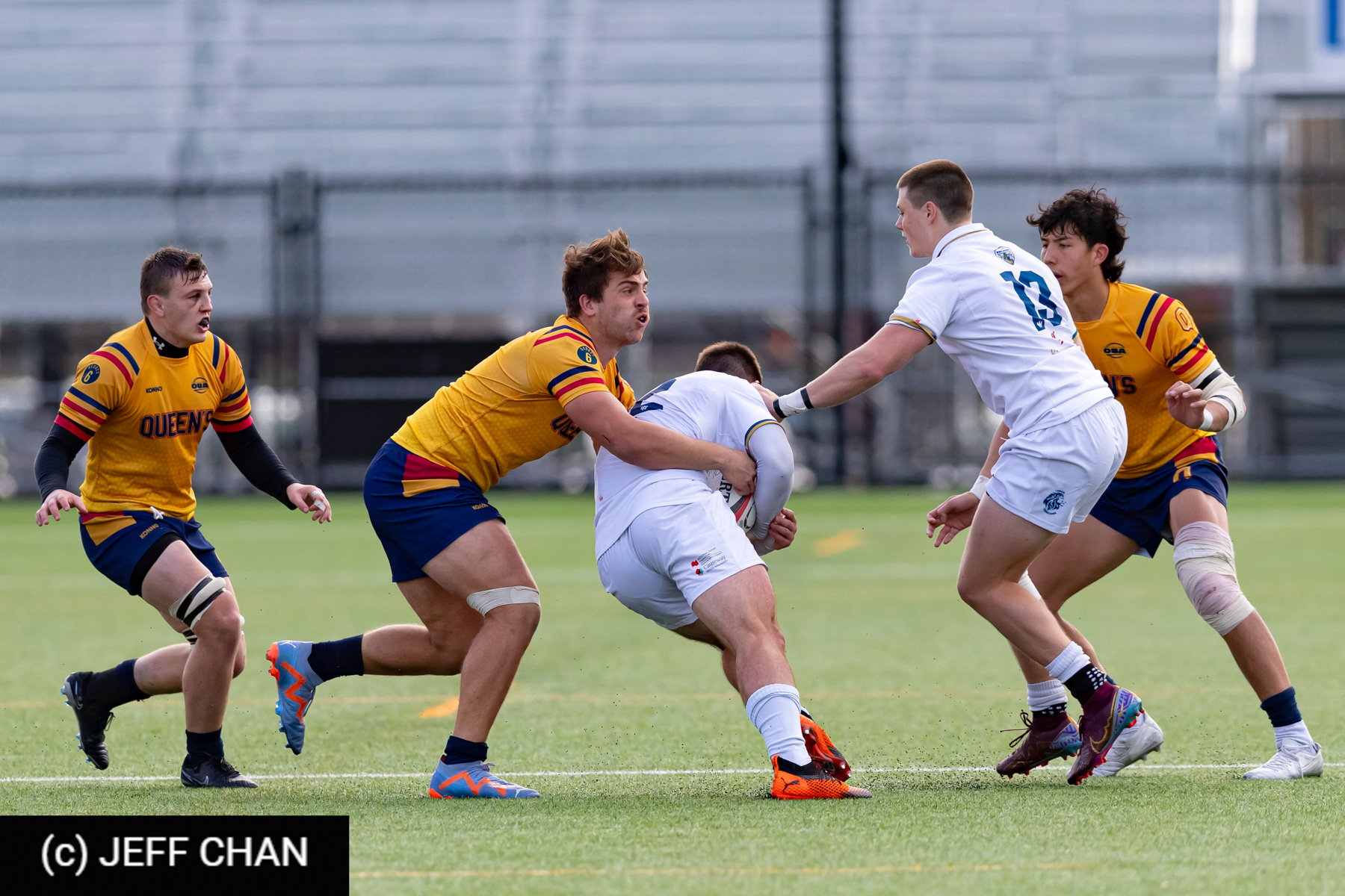 Marcus D'ACRE - Alex PIPCHUK -  Queen's University - Trinity Western University - Rugby - CANUMENS 2023 - Queen's vs Trinity U by Jeff Chan (#CANUMENS2309) Photo by: Jeff Chan | Siuxy Sports 2023-11-19