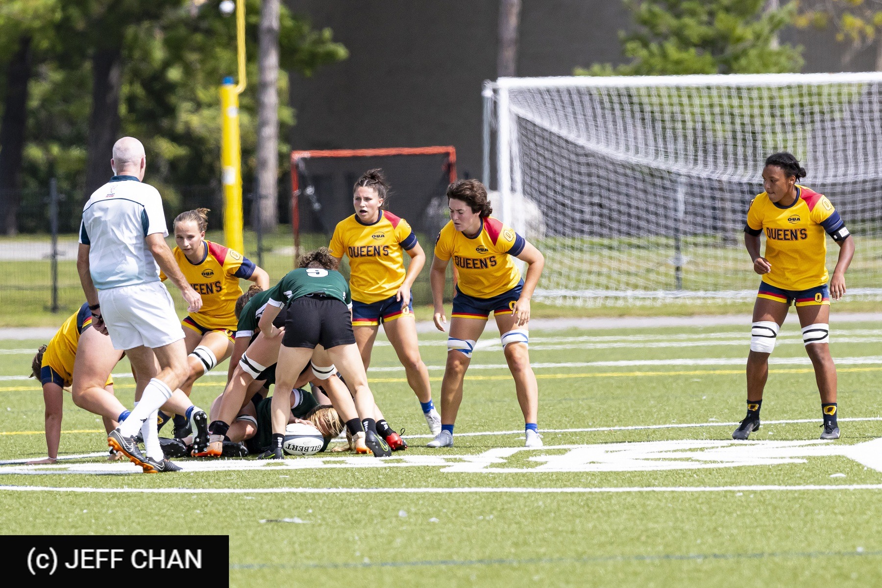  Queen's University - Trent University - Rugby - OUA 2023 Queen's (W) vs Trent (#OUW23QWTR09) Photo by: Jeff Chan | Siuxy Sports 2023-09-02