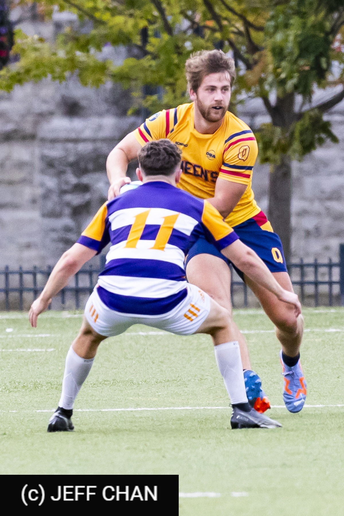  Queen's University - Wilfrid Laurier University - Rugby - OUA 2023 Queen's vs Laurier (#OUA23QULA09) Photo by: Jeff Chan | Siuxy Sports 2023-09-23