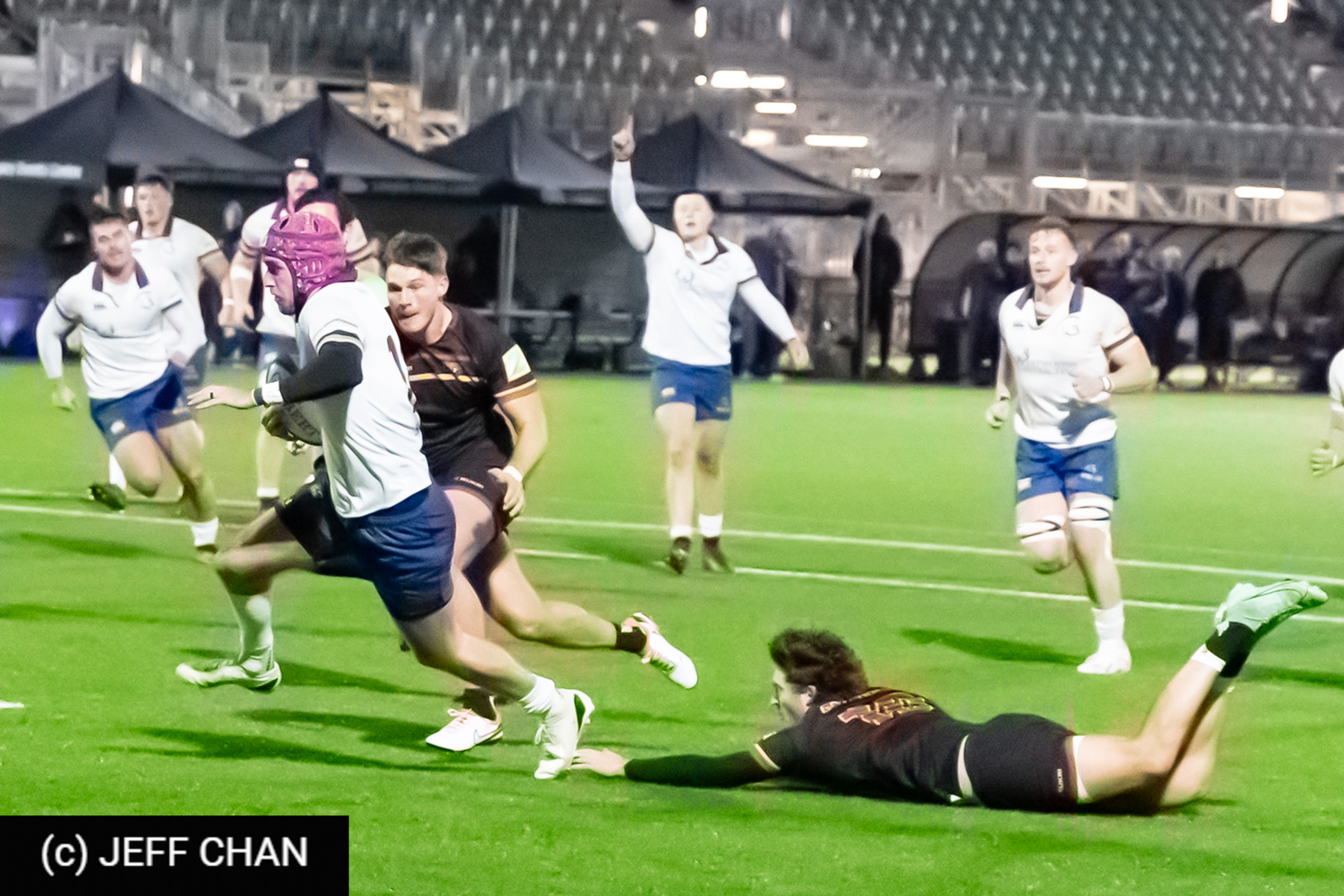 Jacob INCE -  University of Guelph - Trinity Western University - Rugby - CANUMENS 2023 - Quarter final - Guelph vs Trinity Western by Jeff Chan (#CANUMENS2302) Photo by: Jeff Chan | Siuxy Sports 2023-11-15
