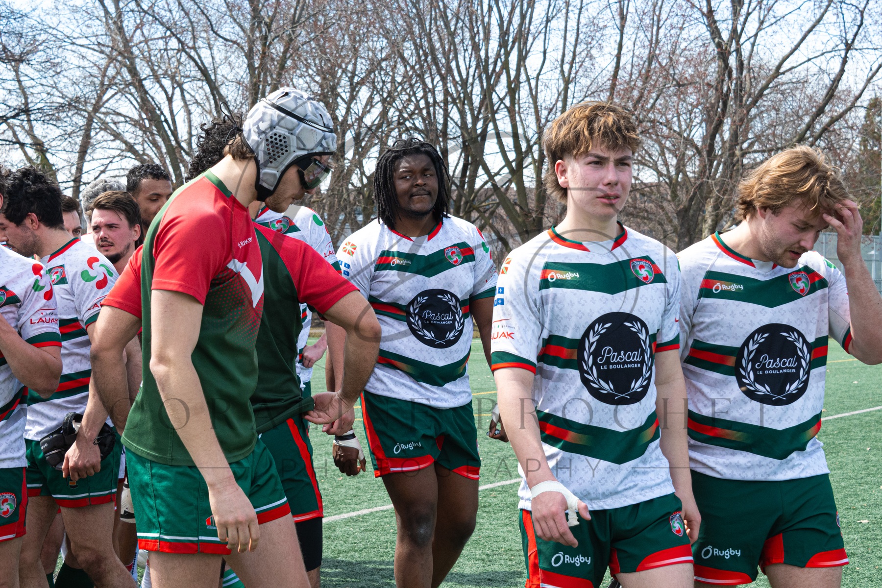 Quentin RUDA - Hugo SELTZER - Daniel TSHIPATA -  Rugby Club de Montréal - Rugby XV de Montréal - Rugby - RQ 2026 - Match amical de pré-saison - Rugby Club de Montréal vs XV de Montréal (#RQ26RCMXVM4) Photo by: Coraline Brochet | Siuxy Sports 2026-04-18