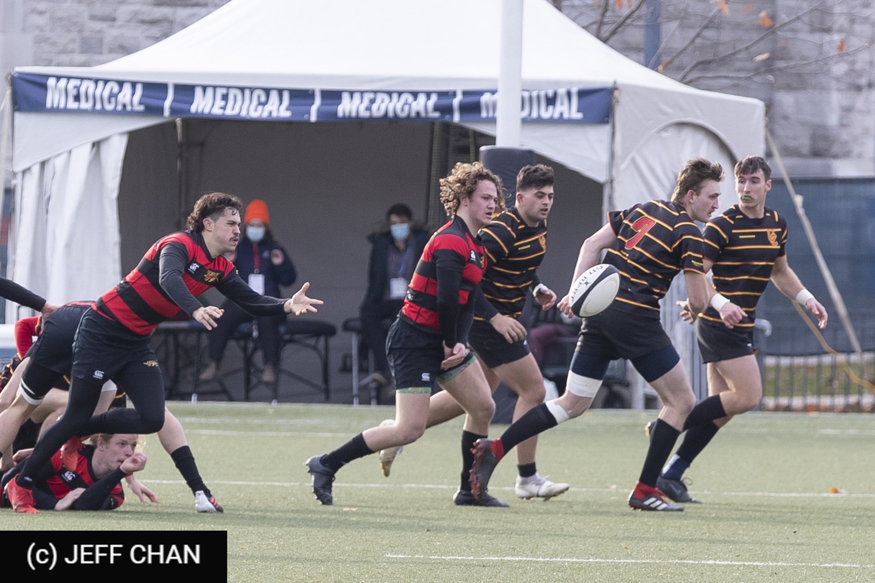 Daniel LUCIANI - Keegan NEARY -  University of Guelph - University of Calgary - Rugby - CANUMENS 2021 - U Guelph vs U Calgary - by Jeff Chan (#CANUMENS2103) Photo by: Jeff Chan | Siuxy Sports 2021-11-24