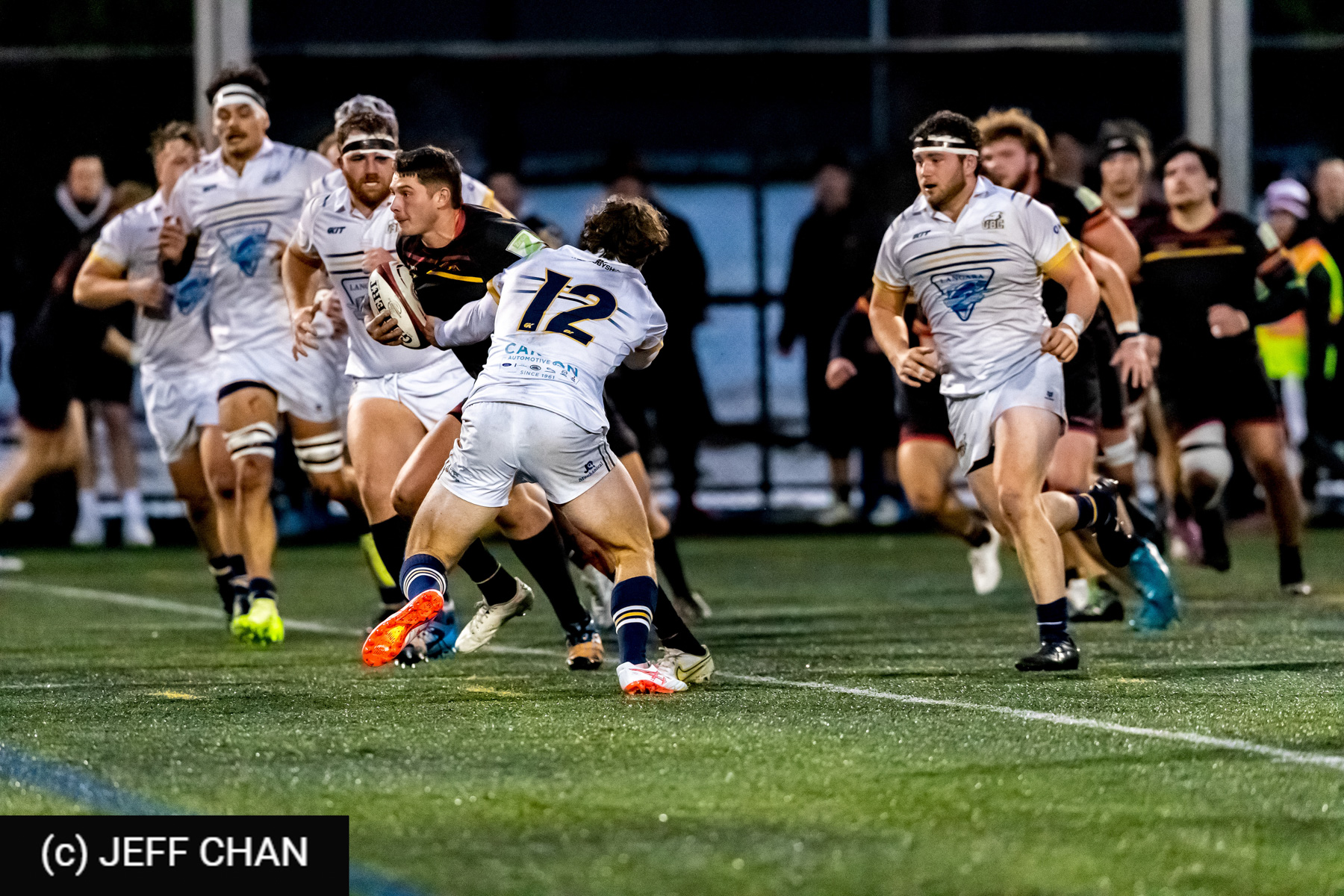 Emmett ALLAN - Graeme FRANCOLINI -  University of British Columbia - University of Guelph - Rugby - CANUMENS 2025 - University of British Columbia vs University of Guelph - Game#7 by Jeff Chan (#CANUMENS2557) Photo by: Jeff Chan | Siuxy Sports 2025-11-14