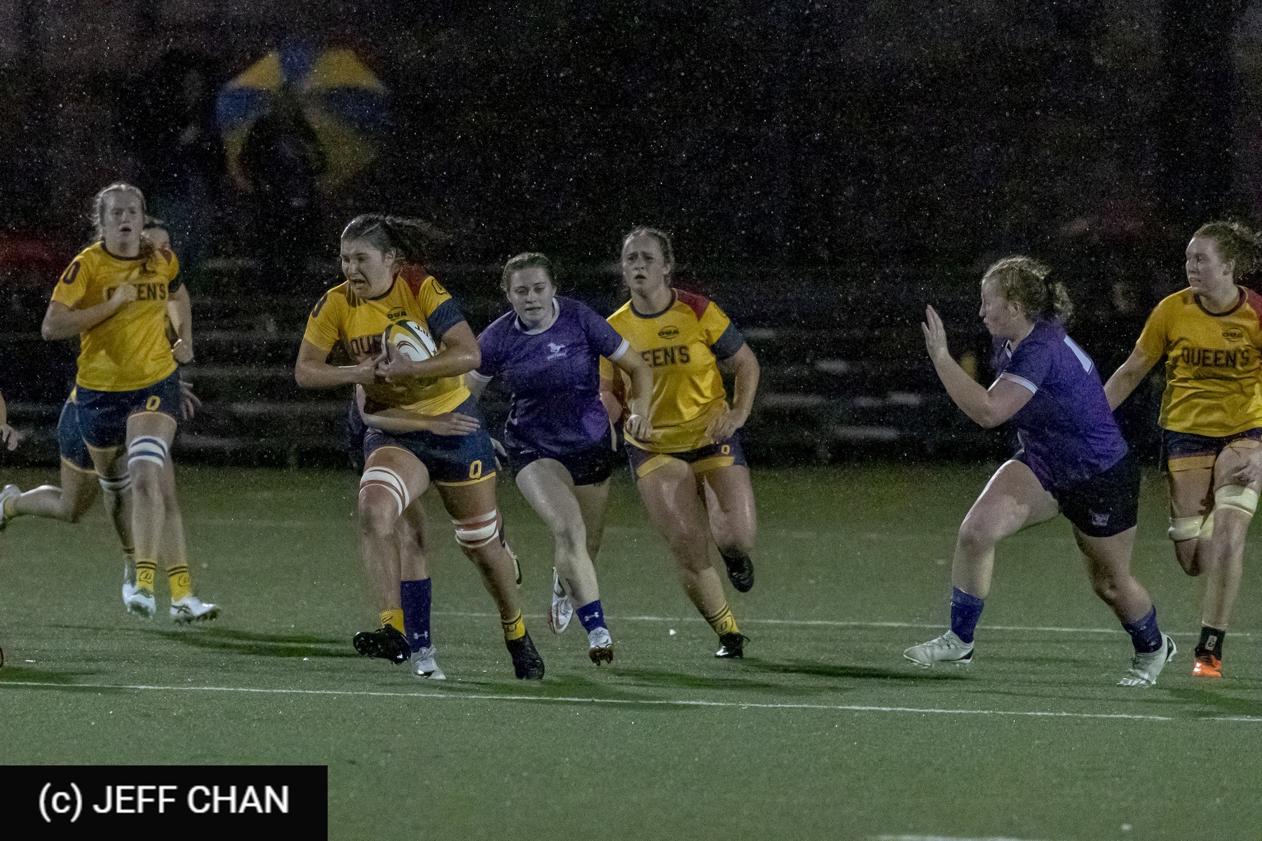 Queen's University - University of Western Ontario - Rugby - OUA 2023 Queen's (W) vs Western Semi (#OUW23QWWE10) Photo by: Jeff Chan | Siuxy Sports 2023-10-20