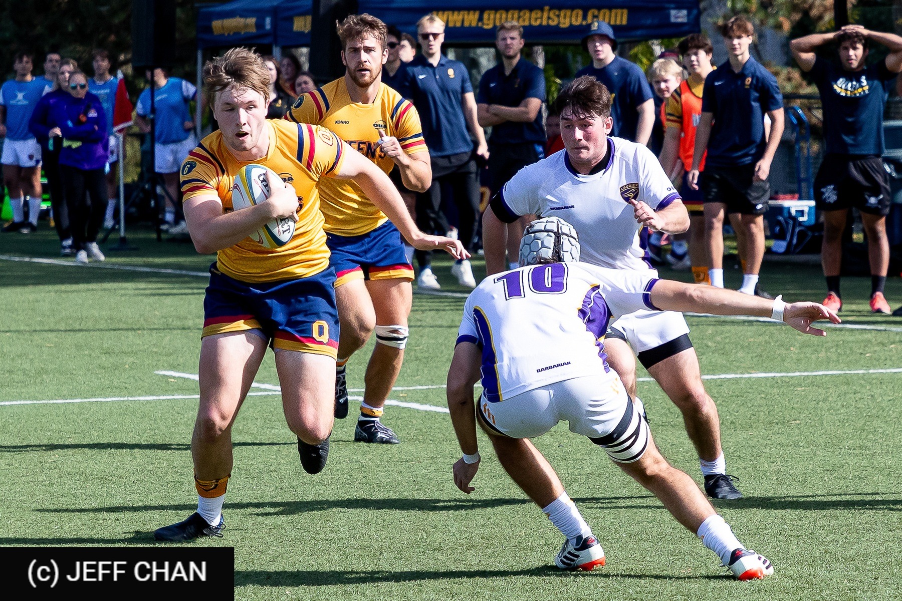  Queen's University - Wilfrid Laurier University - Rugby - OUA 2024 Queen's vs Laurier (#OUA24QULA10) Photo by: Jeff Chan | Siuxy Sports 2024-10-05