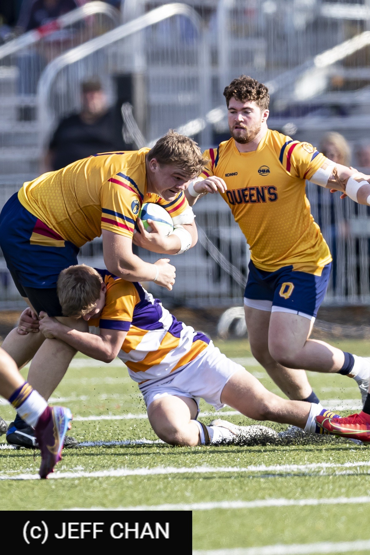  Queen's University - Wilfrid Laurier University - Rugby - OUA 2022 Queen's vs Laurier (#OUA22QULA10) Photo by: Jeff Chan | Siuxy Sports 2022-10-23
