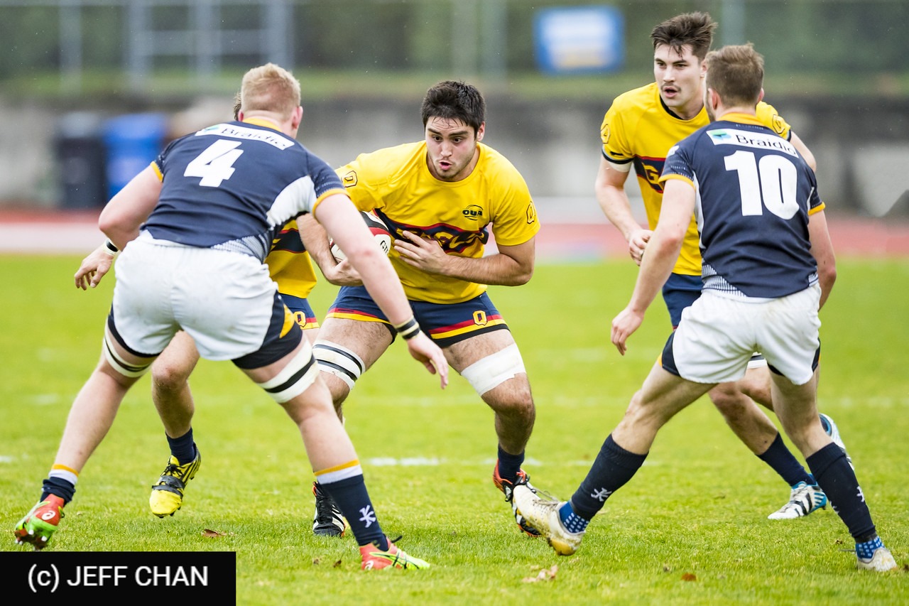 Mihai RUSU -  Queen's University - University of British Columbia - Rugby - CANUMENS 2018 - Queen's U vs U British Columbia - Gold Game by Jeff Chan (#CANUMENS1809) Photo by: Jeff Chan | Siuxy Sports 2018-11-25