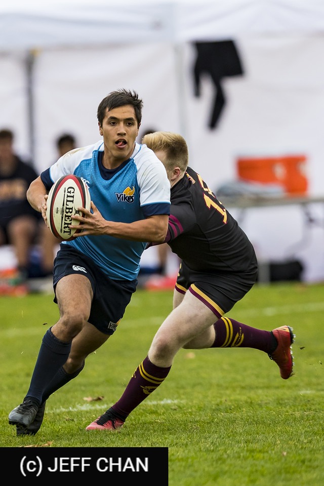 Crosby STEWART -  University of Victoria - Université Concordia - Rugby - CANUMENS 2018 - U Victoria vs Concordia U - Bronze Game by Jeff Chan (#CANUMENS1808) Photo by: Jeff Chan | Siuxy Sports 2018-11-25