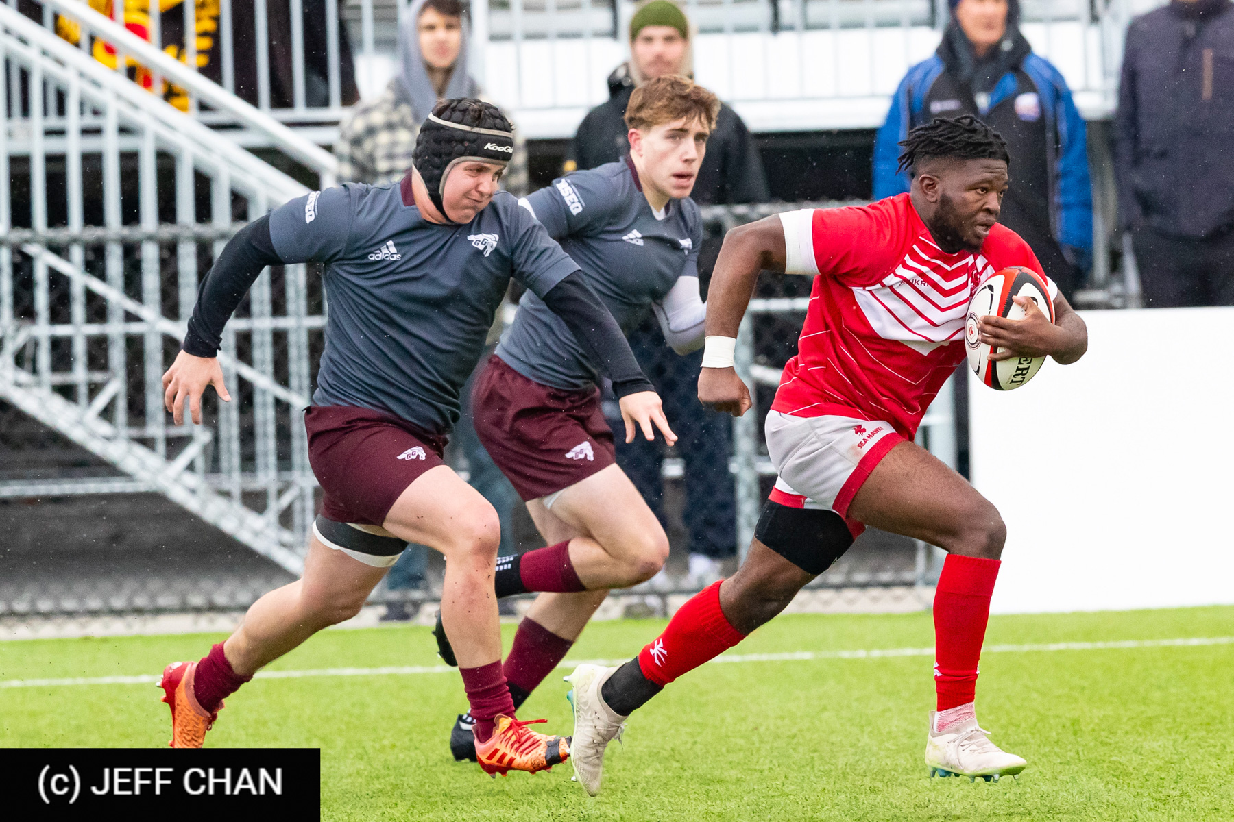 Lewis SHIELS -  Memorial University of Newfoundland - Université Ottawa - Rugby - CANUMENS 2023 - Quarter final - Memorial vs U Ottawa by Jeff Chan (#CANUMENS2303) Photo by: Jeff Chan | Siuxy Sports 2023-11-15
