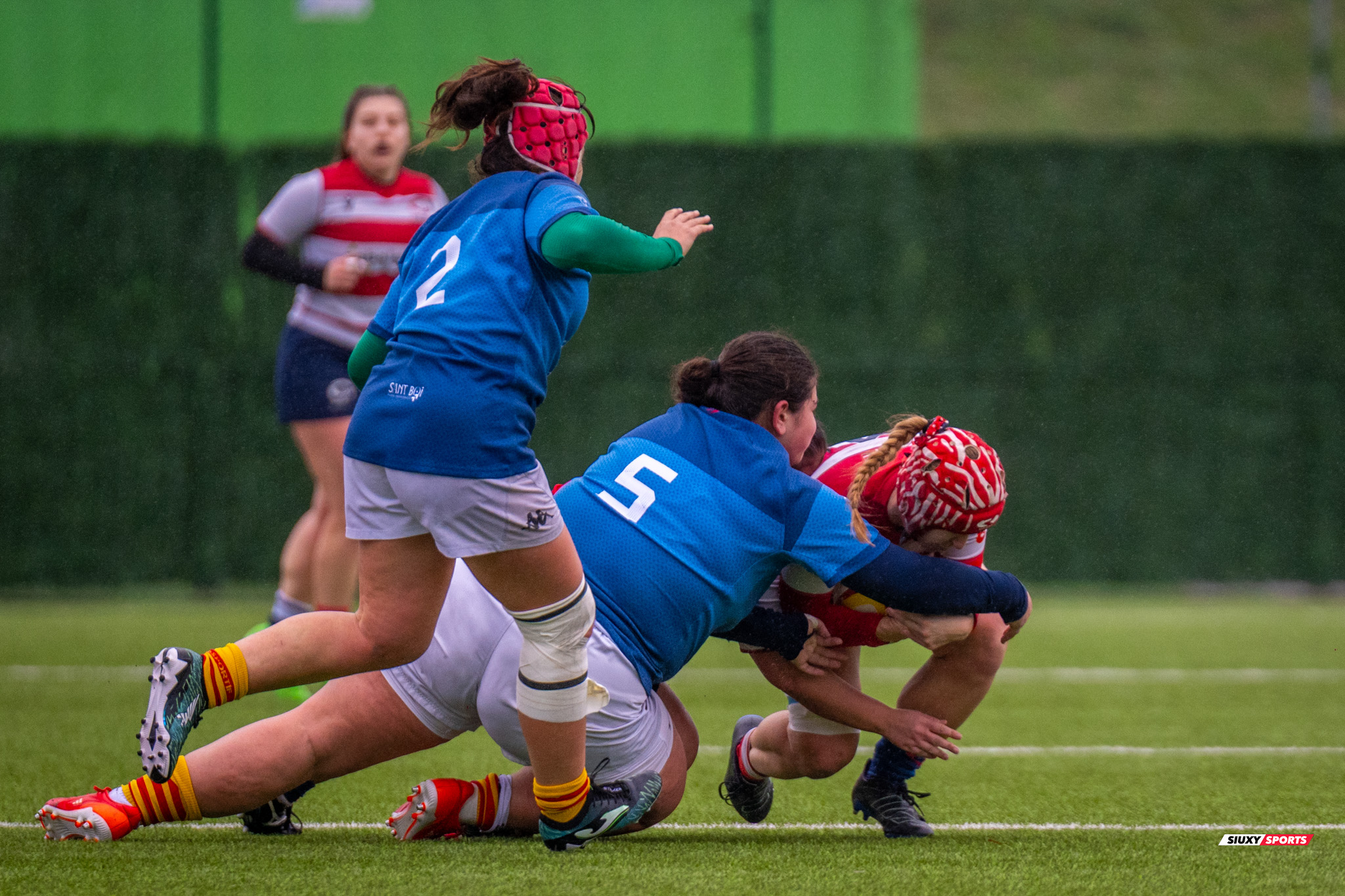  Universitario Bilbao Rugby - Unió Esportiva Santboiana - Rugby - FER 2026 -  Div Honor B Fem - Universitario Bilbao Rugby vs Unio Esportiva Santboiana (#FER26DHBFUBS1) Photo by: Fredy Monfoto | Siuxy Sports 2026-01-18