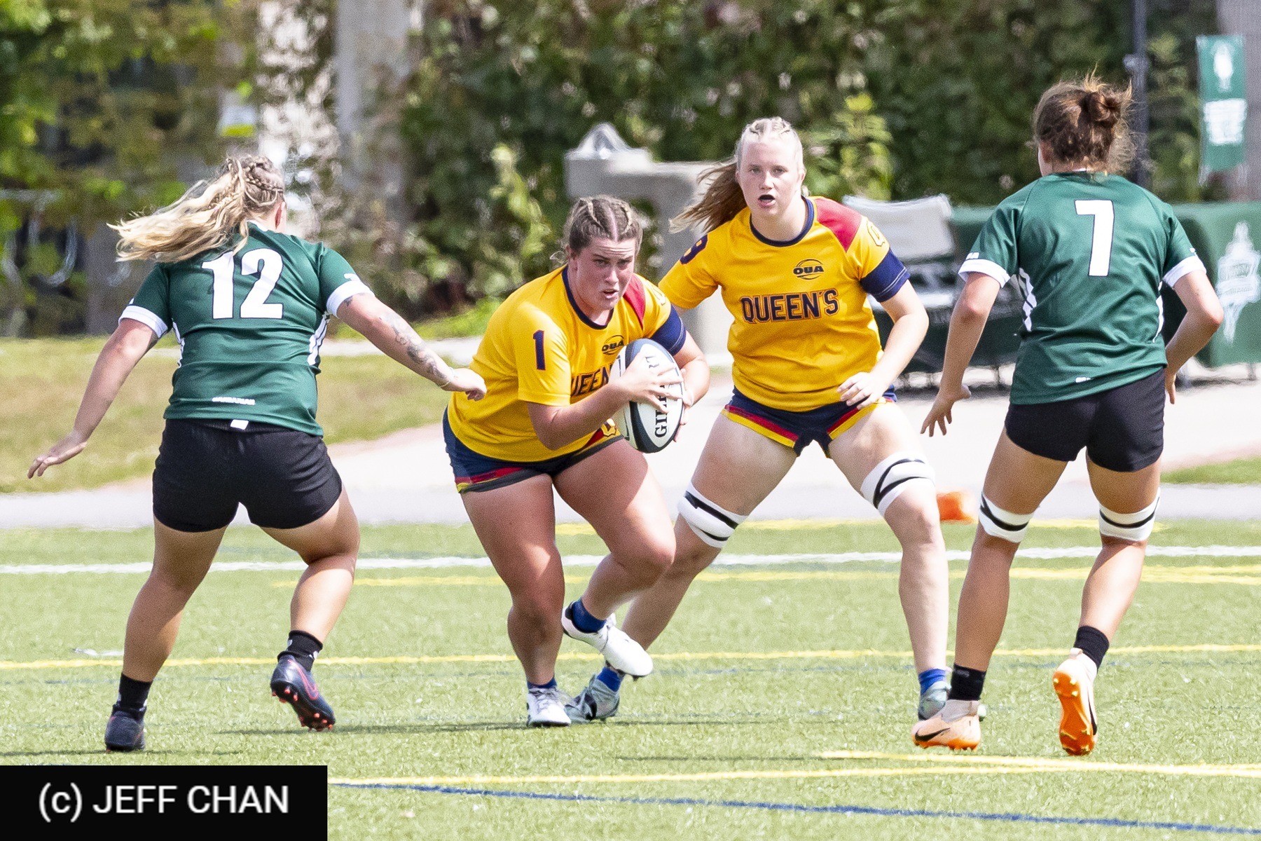  Queen's University - Trent University - Rugby - OUA 2023 Queen's (W) vs Trent (#OUW23QWTR09) Photo by: Jeff Chan | Siuxy Sports 2023-09-02