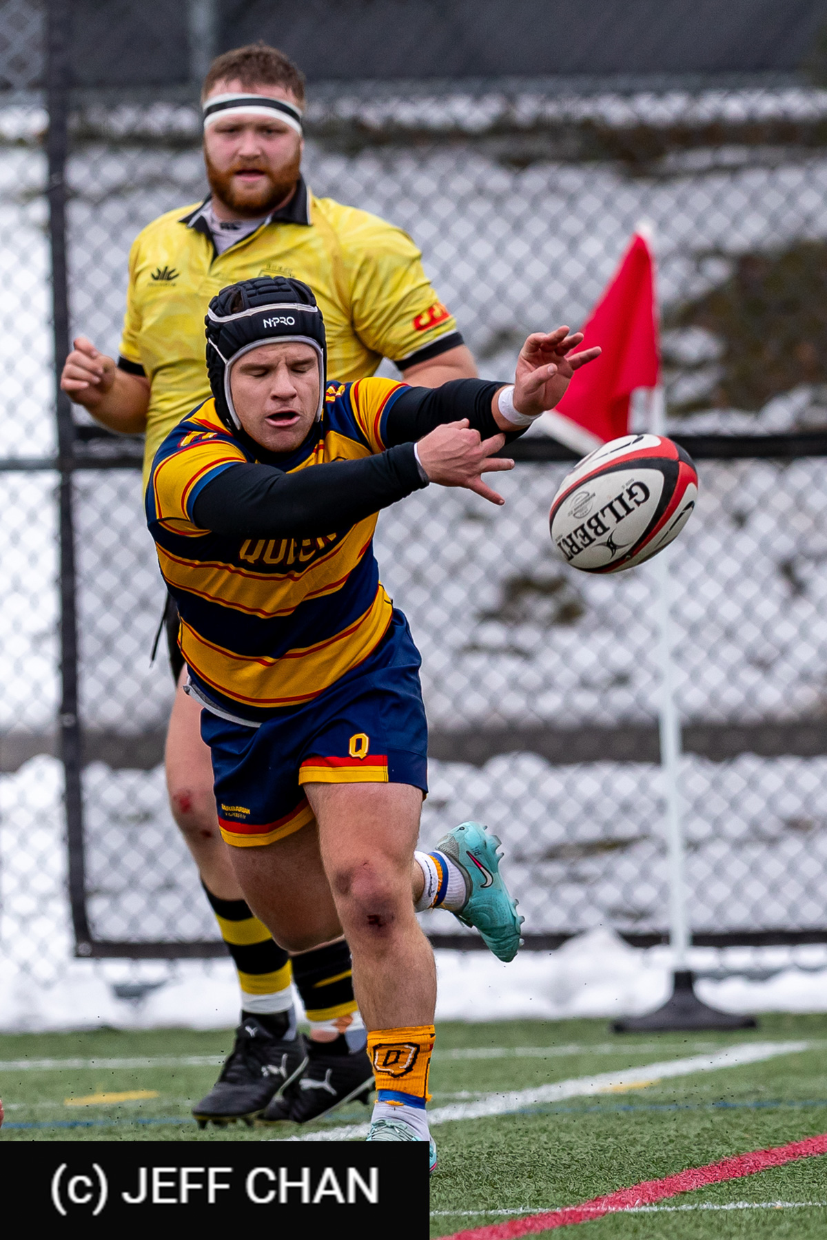 Parker BATES - Adam DOYLE -  Queen's University - Dalhousie University - Rugby - CANUMENS 2025 - Queen's University vs Dalhousie University - Game#5 by Jeff Chan (#CANUMENS2575) Photo by: Jeff Chan | Siuxy Sports 2025-11-14