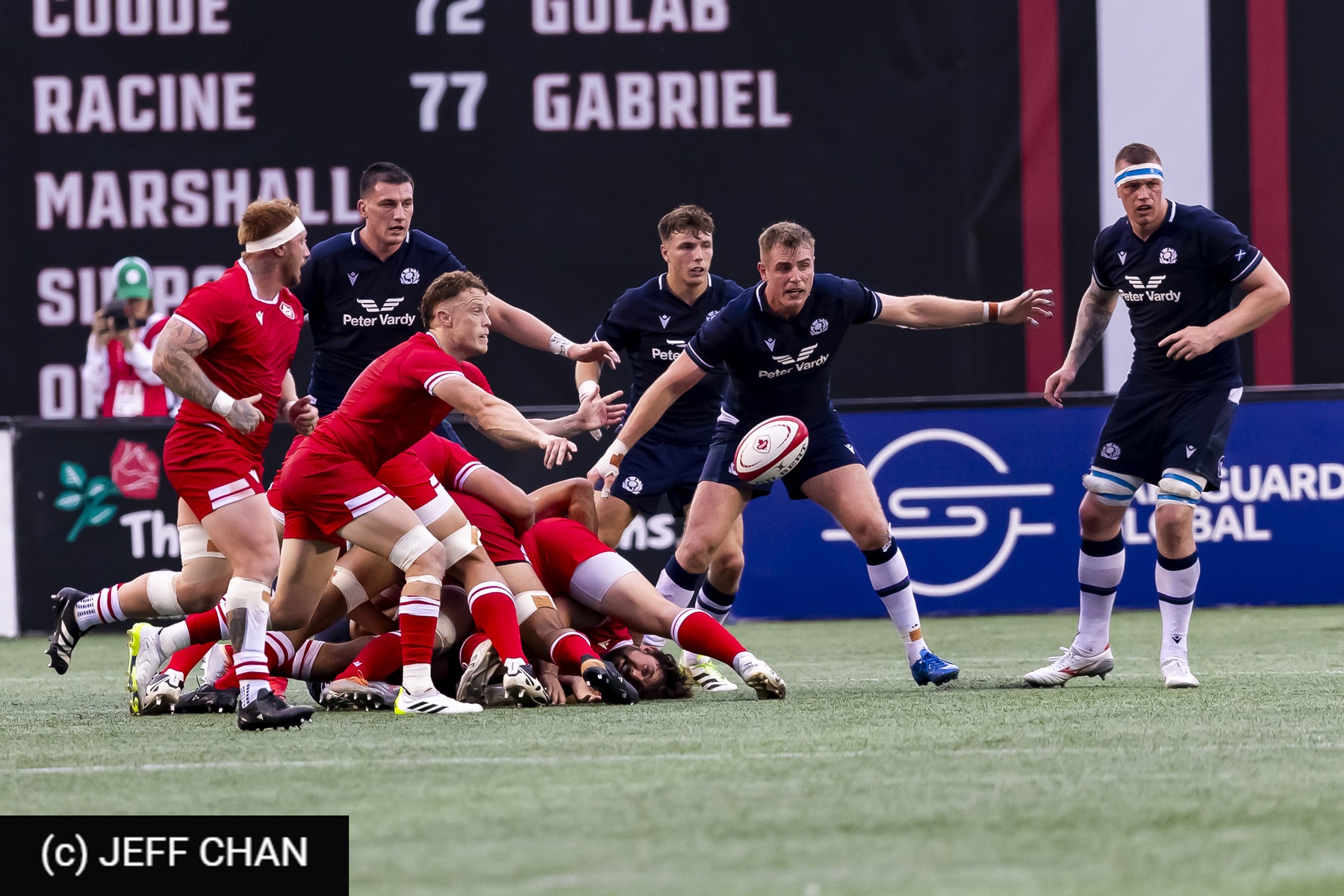  Canada Rugby XV M - Scotland national rugby union team - Rugby - Canada vs Scotland - 2024 TD Place - Post Game - by Jeff Chan (#CANSCO240709) Photo by: Jeff Chan | Siuxy Sports 2024-07-06