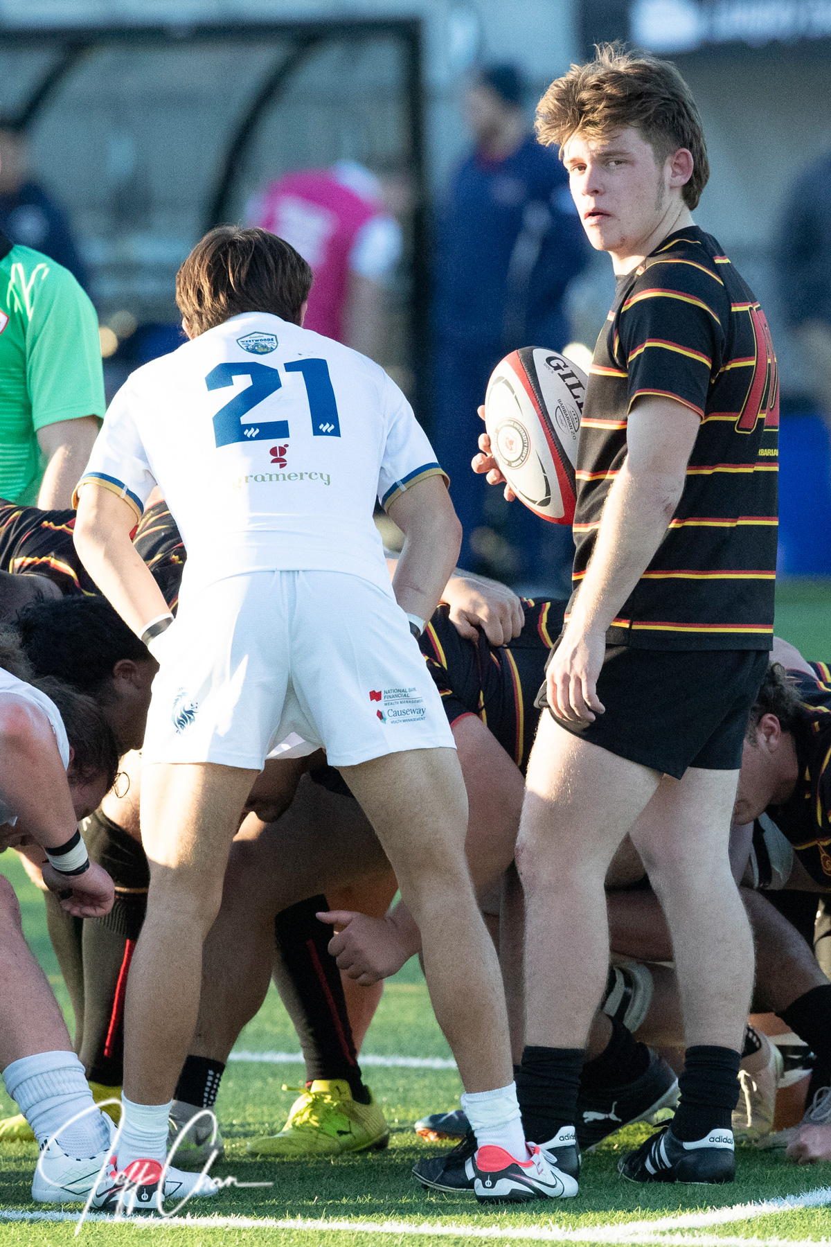  Trinity Western University - University of Calgary - Rugby - CANUMENS 2023 - Semi final - Trinity W vs Calgary U by Jeff Chan (#CANUMENS2308) Photo by: Jeff Chan | Siuxy Sports 2023-11-17