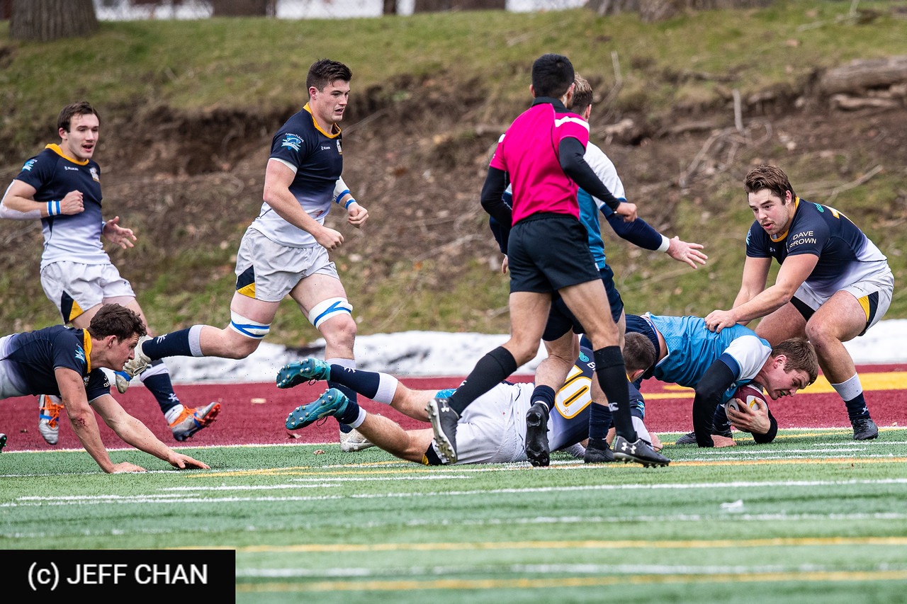 Flynn HEYES - Evan NORRIS -  University of British Columbia - University of Victoria - Rugby - CANUMENS 2019 - U British Columbia vs U Victoria - Gold Game by Jeff Chan (#CANUMENS1908) Photo by: Jeff Chan | Siuxy Sports 2019-11-24
