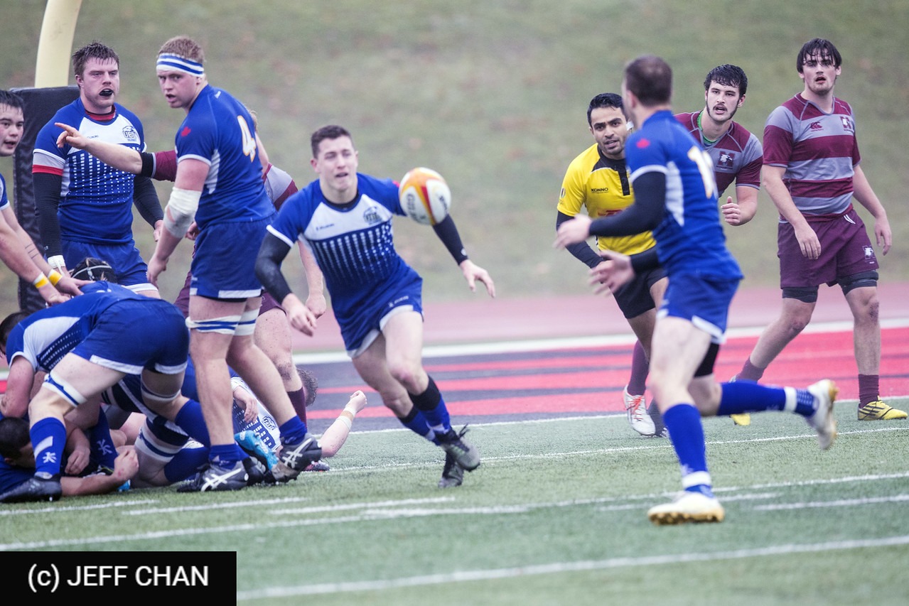 Liam DOLL - Will PERCILLIER -  University of British Columbia - McMaster University - Rugby - CANUMENS 2017 - U British Columbia vs McMaster U - by Jeff Chan (#CANUMENS1703) Photo by: Jeff Chan | Siuxy Sports 2017-11-18