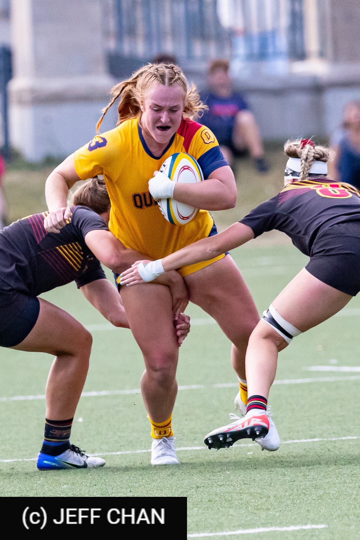  Queen's University - University of Guelph - Rugby - OUA 2023 Queen's (W) vs Guelph (#OUW23QWGU09) Photo by: Jeff Chan | Siuxy Sports 2023-09-23