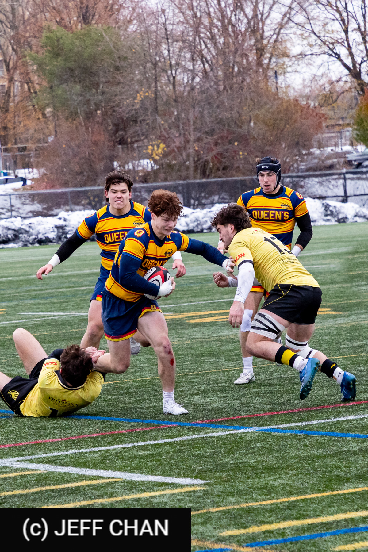 Trekker JAMES -  Queen's University - Dalhousie University - Rugby - CANUMENS 2025 - Queen's University vs Dalhousie University - Game#5 by Jeff Chan (#CANUMENS2575) Photo by: Jeff Chan | Siuxy Sports 2025-11-14