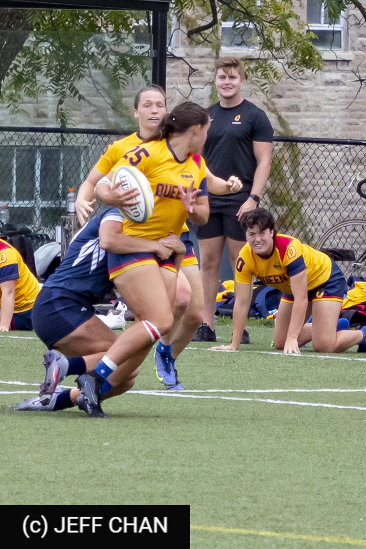  Queen's University - University of Toronto - Rugby - OUA 2023 Queen's (W) vs Toronto (#OUW23QWUT09) Photo by: Jeff Chan | Siuxy Sports 2023-09-09