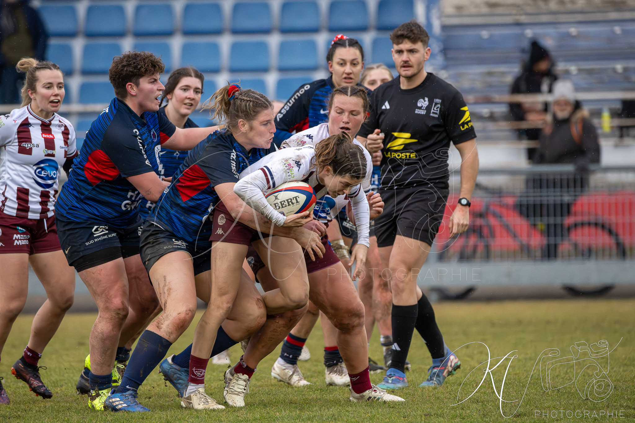  FC Grenoble Rugby - Stade Bordelais - Rugby - FFR 2026 - Elite 1 - FCG Amazones vs Lionnes du Stade Bordelais (#FFR26E1GALB1) Photo by: Karine Valentin | Siuxy Sports 2026-01-25