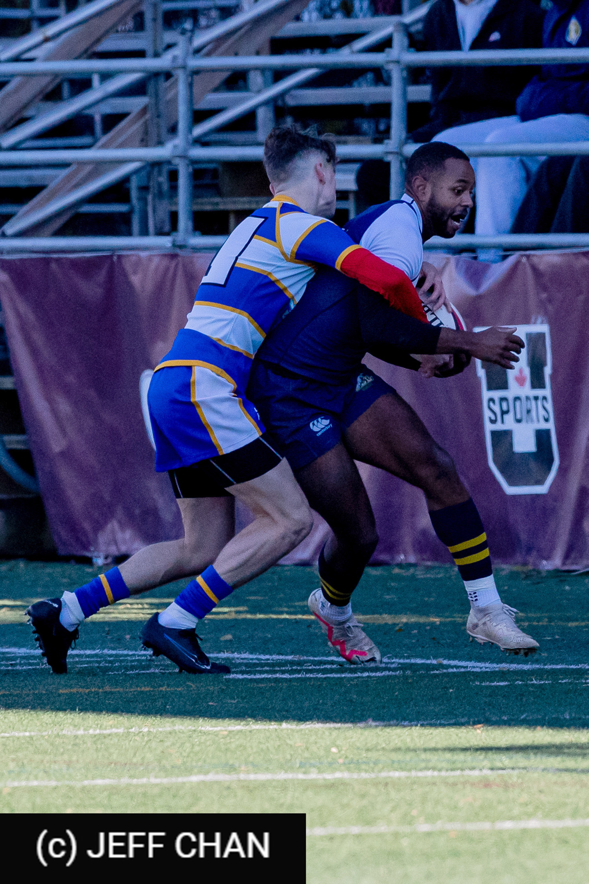  University of British Columbia - University of British Columbia Okanagan - Rugby - CANUMENS 2024 - Qtr final - UBC vs UBCO by Jeff Chan (#CANUMENS2401) Photo by: Jeff Chan | Siuxy Sports 2024-11-13