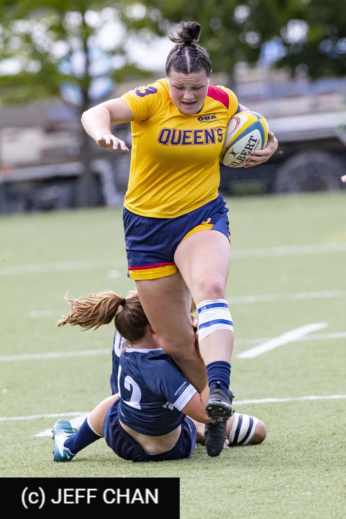  Queen's University - University of Toronto - Rugby - OUA 2023 Queen's (W) vs Toronto (#OUW23QWUT09) Photo by: Jeff Chan | Siuxy Sports 2023-09-09