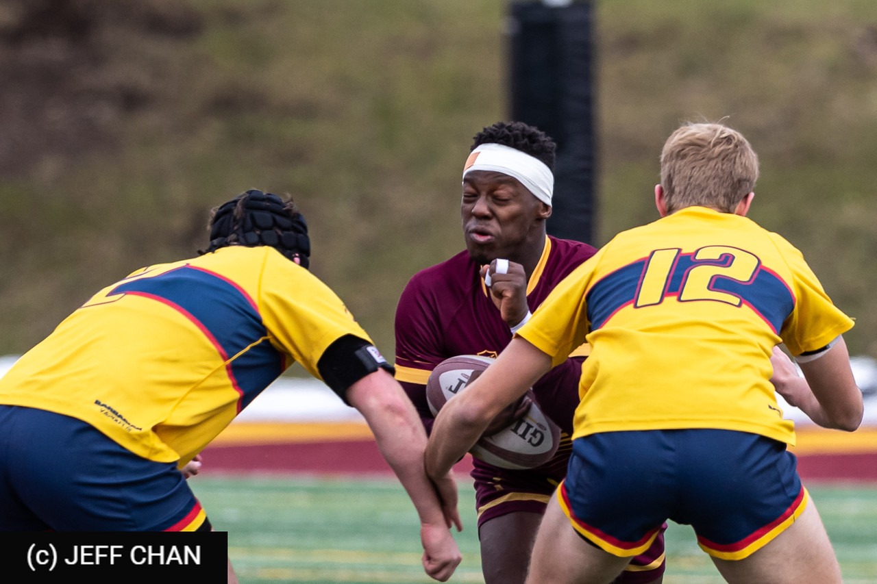 Eliott GOUSSANOU -  Queen's University - Université Concordia - Rugby - CANUMENS 2019 - Queen's U vs Concordia U - Bronze Game by Jeff Chan (#CANUMENS1907) Photo by: Jeff Chan | Siuxy Sports 2019-11-24