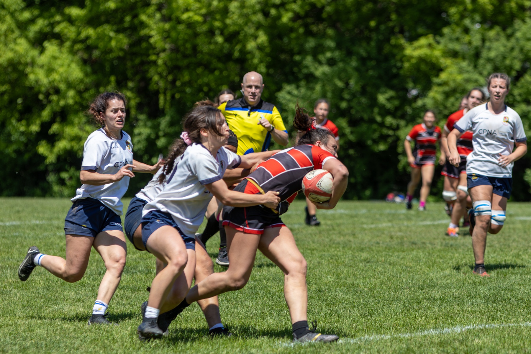 Beaconsfield Rugby Football Club - Sainte-Anne-de-Bellevue RFC - Rugby - RQ 2026 - Super Ligue Fém - Beaconsfield vs Ste-Anne-de-Bellevue (#RQ26SLFBRSA5) Photo by: Erin Jefferies | Siuxy Sports 2026-05-30