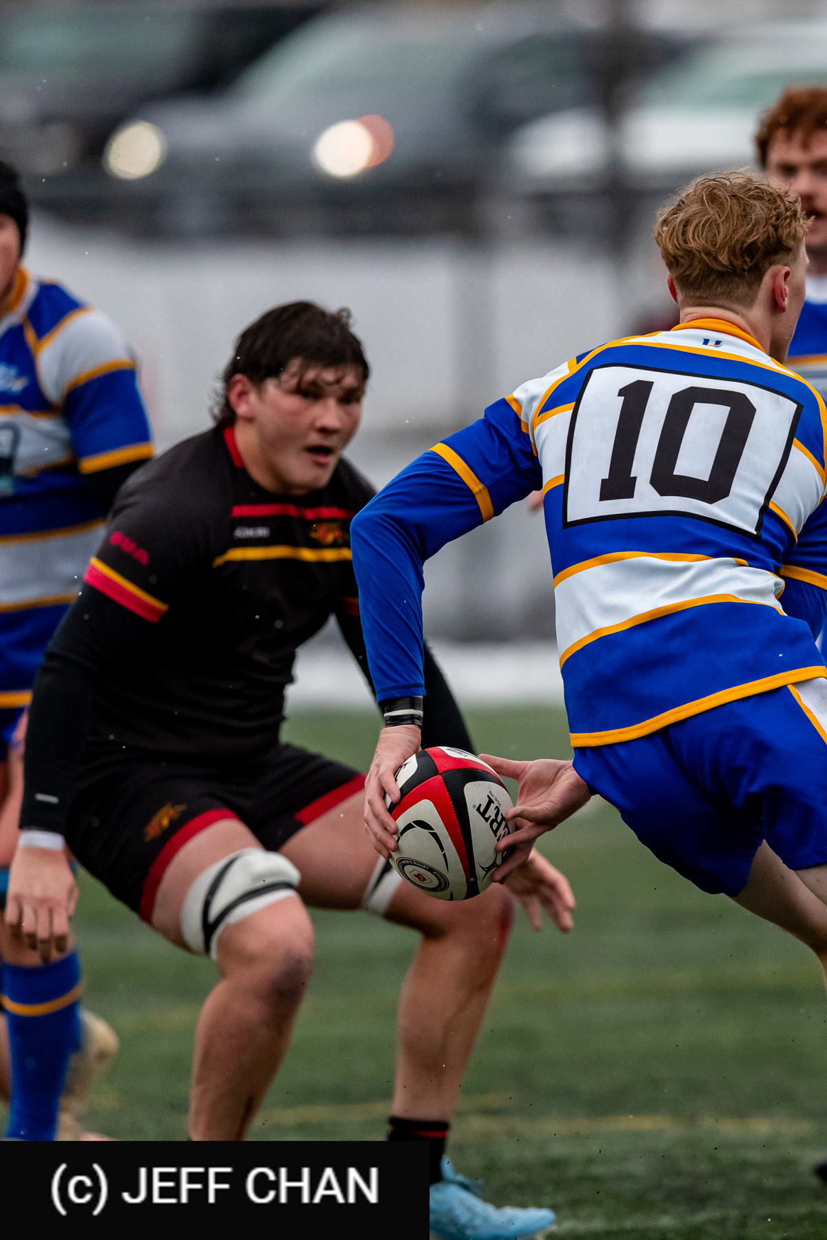  University of Guelph - University of British Columbia Okanagan - Rugby - CANUMENS 2025 - University of Guelph v University of British Columbia Okanagan - Game#2 by Jeff Chan (#CANUMENS2572) Photo by: Jeff Chan | Siuxy Sports 2025-11-12