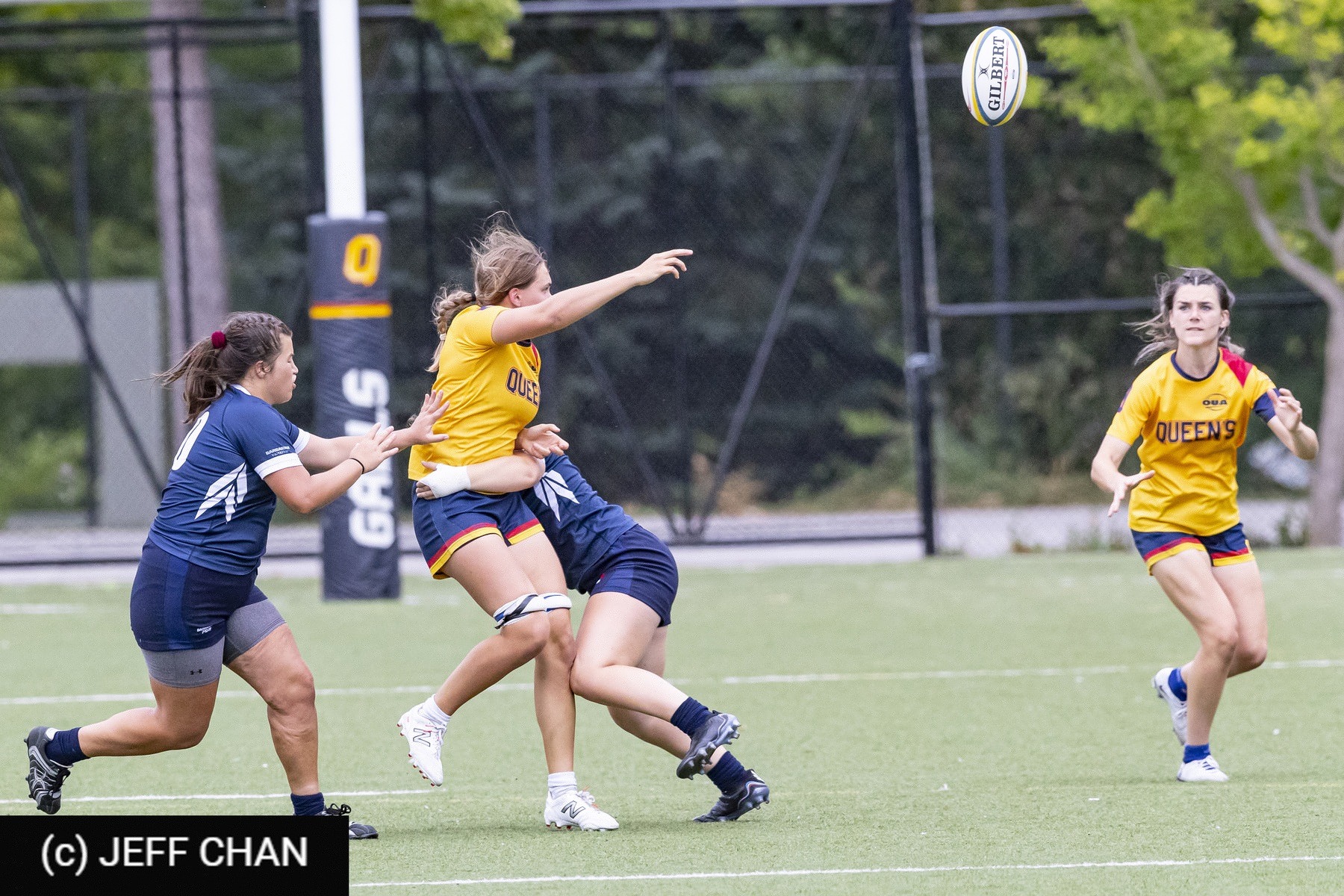  Queen's University - University of Toronto - Rugby - OUA 2023 Queen's (W) vs Toronto (#OUW23QWUT09) Photo by: Jeff Chan | Siuxy Sports 2023-09-09