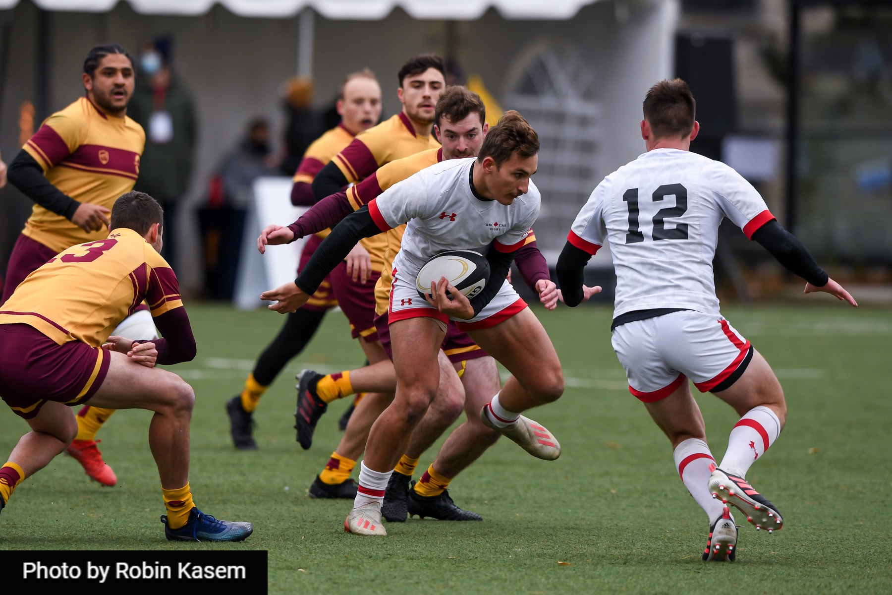 Mohamed ALMOALLIM - Luca MILNE -  Université Concordia - Royal Military College of Canada - Rugby - CANUMENS 2021 - Concordia U vs RMC of Canada by Jeff Chan (#CANUMENS2106) Photo by: Jeff Chan | Siuxy Sports 2021-11-26