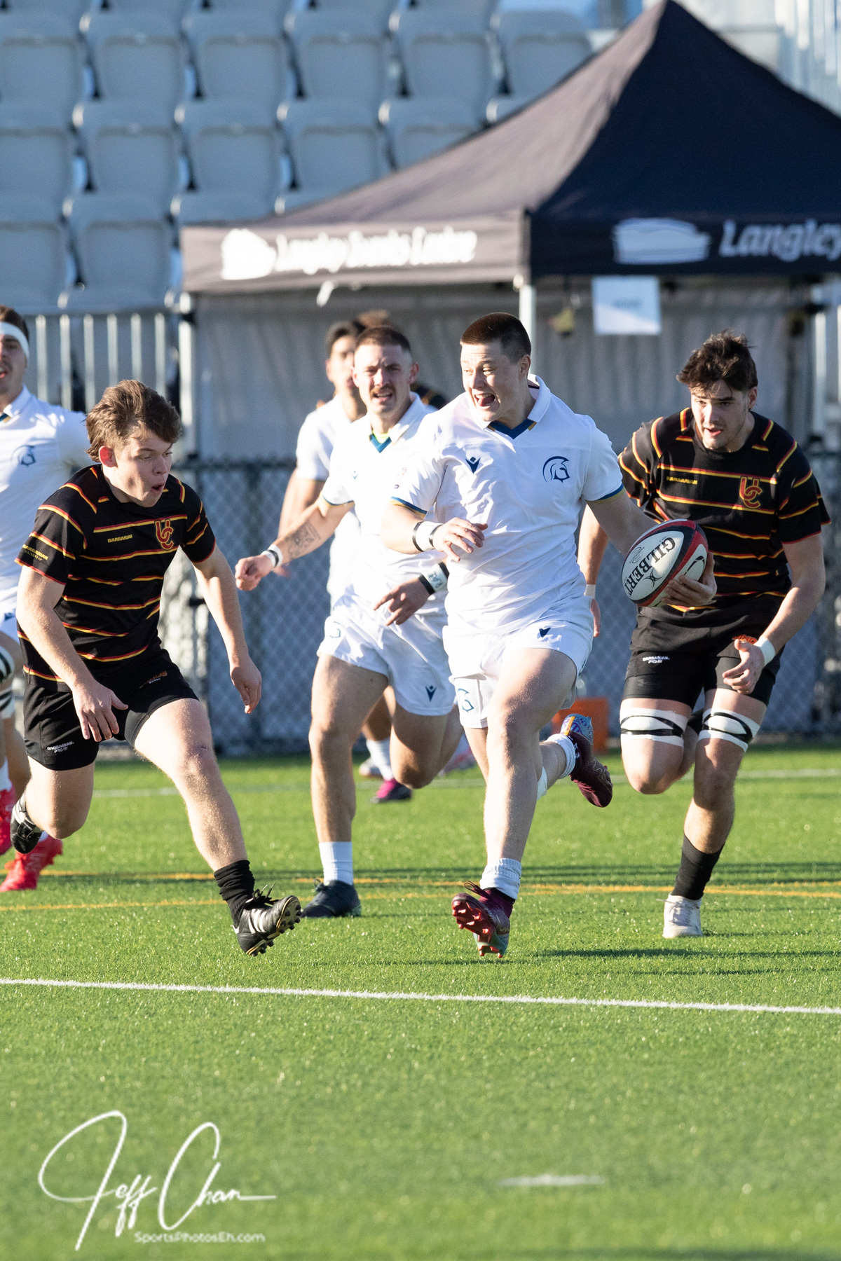 Max PENNY -  Trinity Western University - University of Calgary - Rugby - CANUMENS 2023 - Semi final - Trinity W vs Calgary U by Jeff Chan (#CANUMENS2308) Photo by: Jeff Chan | Siuxy Sports 2023-11-17
