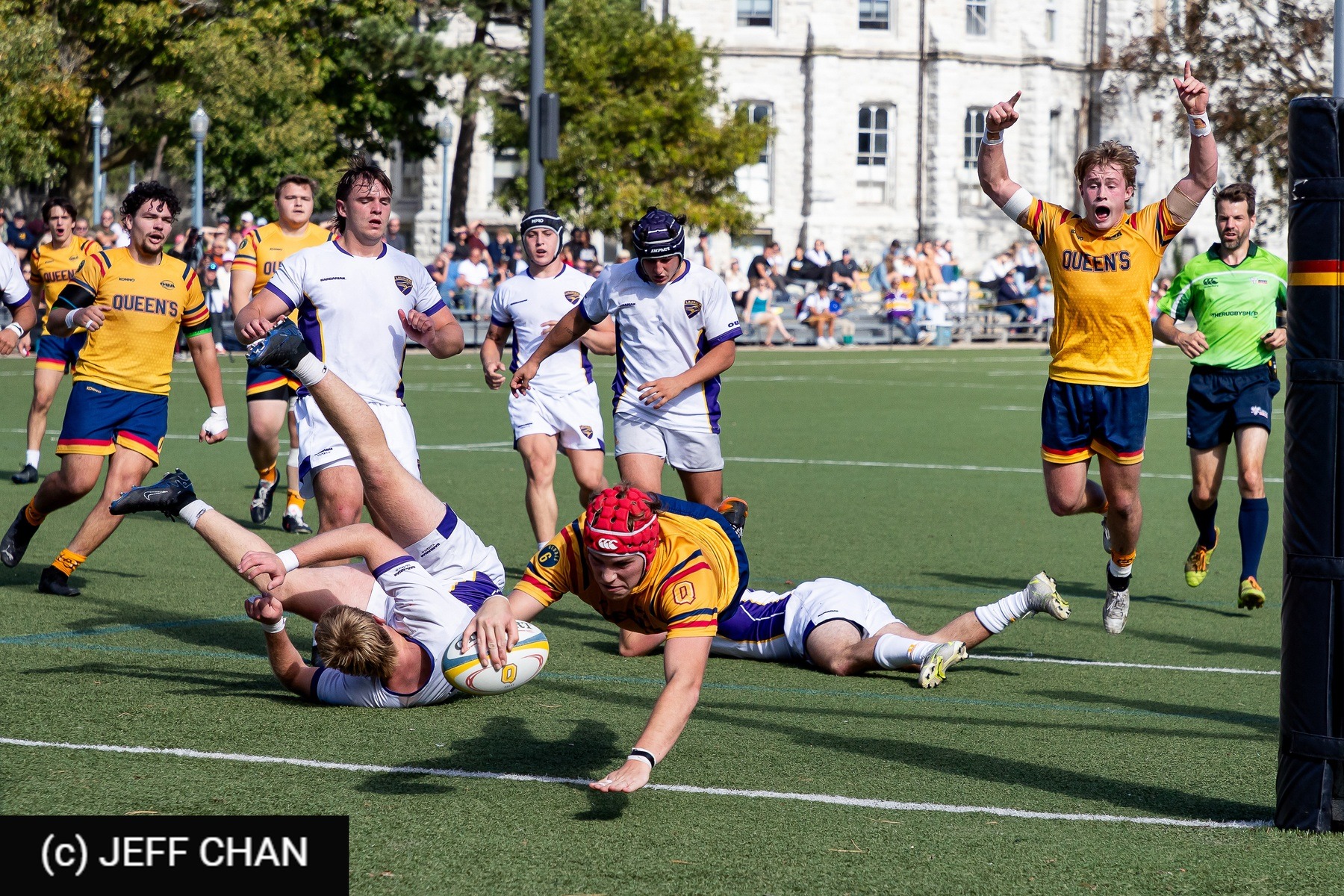  Queen's University - Wilfrid Laurier University - Rugby - OUA 2024 Queen's vs Laurier (#OUA24QULA10) Photo by: Jeff Chan | Siuxy Sports 2024-10-05