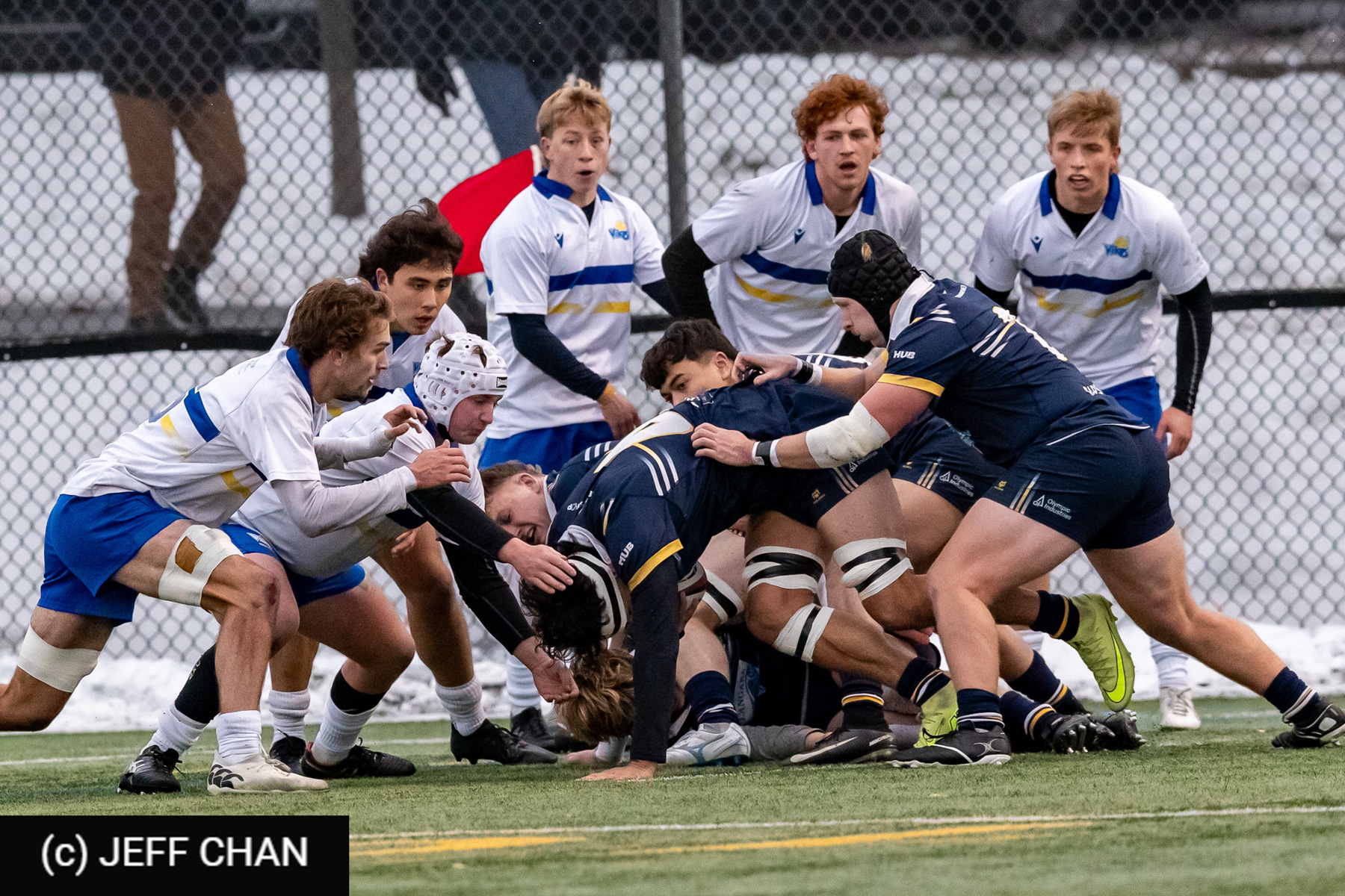  University of British Columbia - University of Victoria - Rugby - CANUMENS 2025 -University of British Columbia vs University of Victoria - Game#11 by Jeff Chan (#CANUMENS2561) Photo by: Jeff Chan | Siuxy Sports 2025-11-16