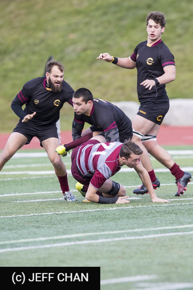Dylan MACDONALD - Zach PELLETIER -  McMaster University - Université Concordia - Rugby - CANUMENS 2017 - McMaster U vs Concordia U - by Jeff Chan (#CANUMENS1705) Photo by: Jeff Chan | Siuxy Sports 2017-11-17