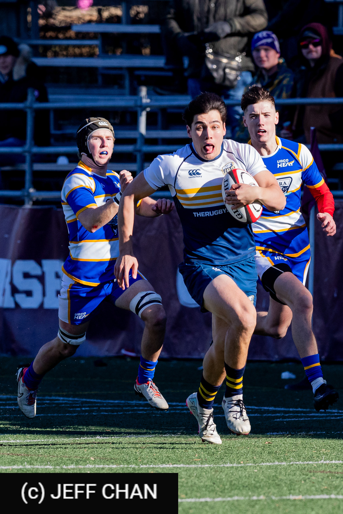 Ethan CUMMINGS - Alastair MARSHALL - Jack MCCALLUM -  University of British Columbia - University of British Columbia Okanagan - Rugby - CANUMENS 2024 - Qtr final - UBC vs UBCO by Jeff Chan (#CANUMENS2401) Photo by: Jeff Chan | Siuxy Sports 2024-11-13