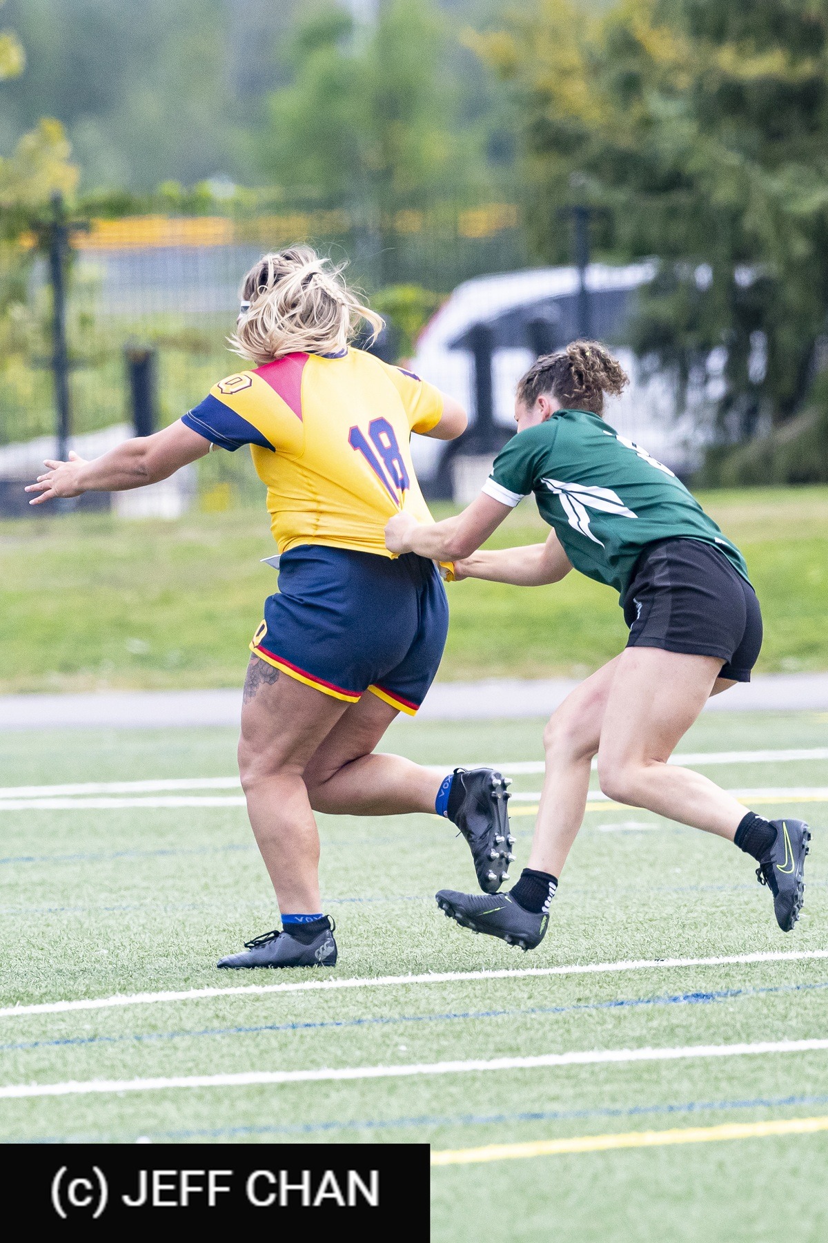  Queen's University - Trent University - Rugby - OUA 2023 Queen's (W) vs Trent (#OUW23QWTR09) Photo by: Jeff Chan | Siuxy Sports 2023-09-02
