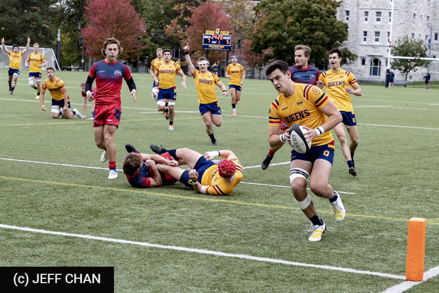  Queen's University - Brock University - Rugby - OUA 2022 Queen's vs Brock (#OUA22QUBR10) Photo by: Jeff Chan | Siuxy Sports 2022-10-08