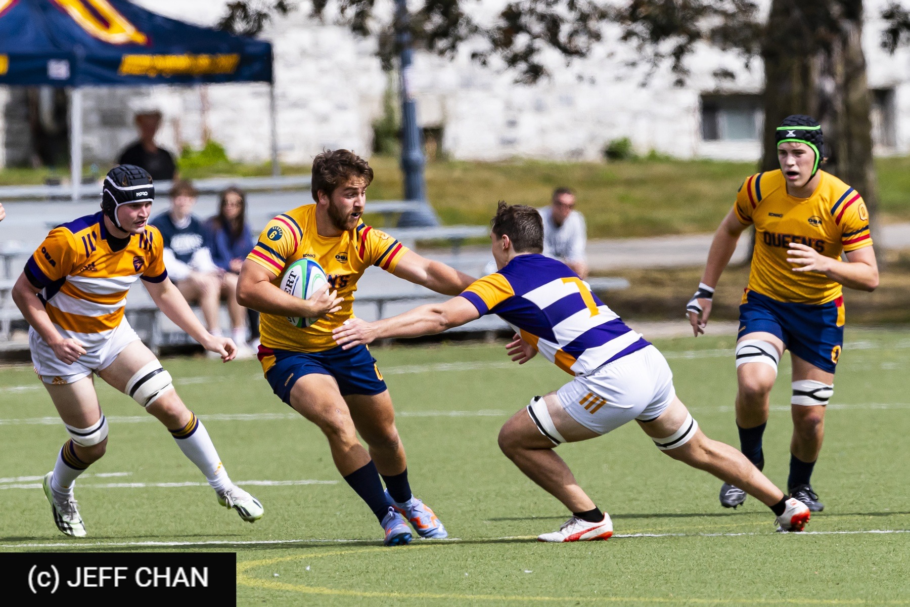  Queen's University - Wilfrid Laurier University - Rugby - OUA 2023 Queen's vs Laurier (#OUA23QULA09) Photo by: Jeff Chan | Siuxy Sports 2023-09-23