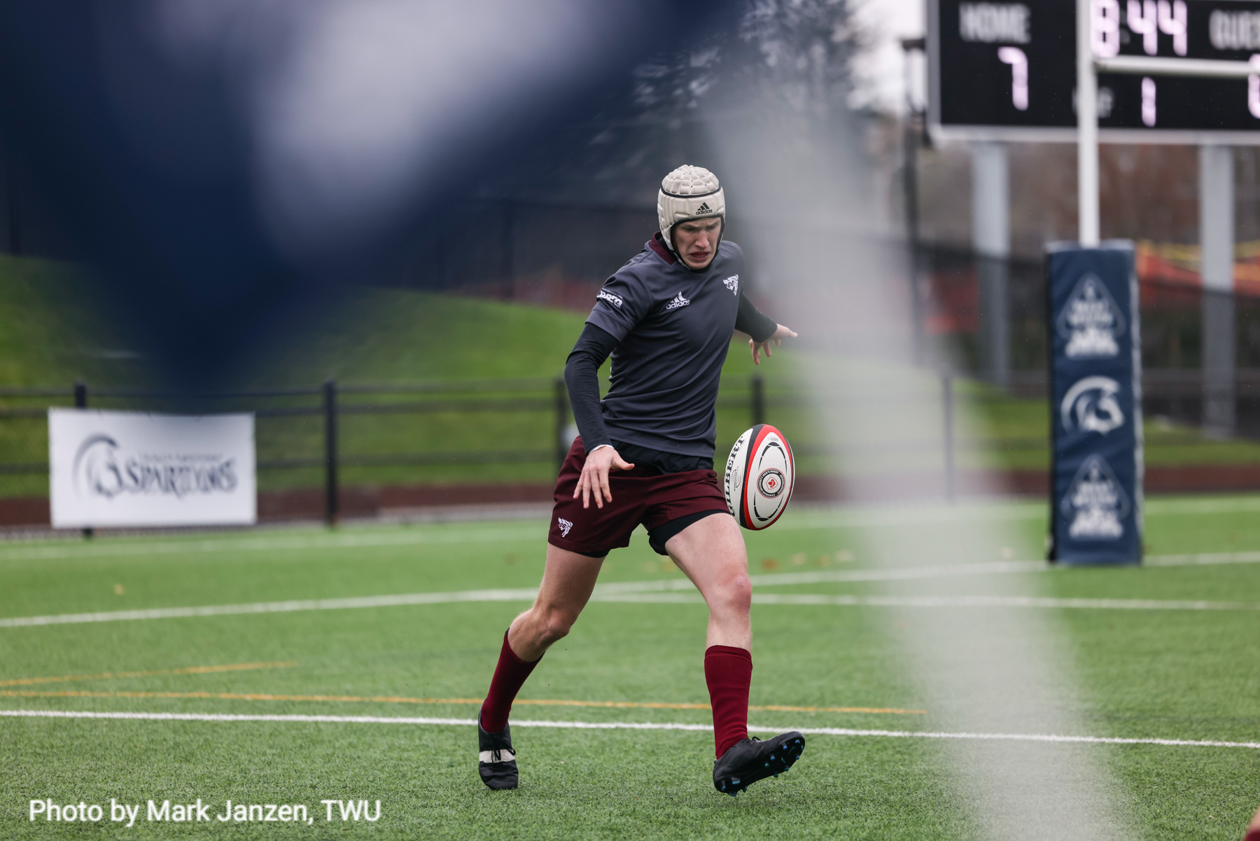 Jamie ARMSTRONG -  Memorial University of Newfoundland - Université Ottawa - Rugby - CANUMENS 2023 - Quarter final - Memorial vs U Ottawa by Jeff Chan (#CANUMENS2303) Photo by: Jeff Chan | Siuxy Sports 2023-11-15